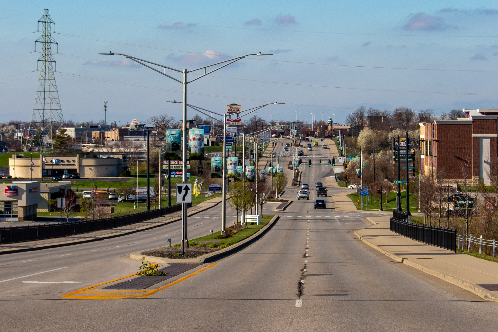 view of mall road in florence